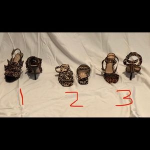 Antonio Melani leopard print sandals